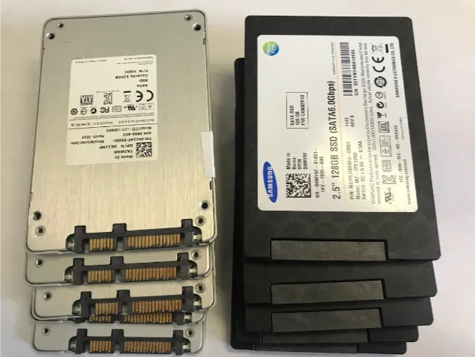 128GB Mix Branded SSD in Samsung Hynix SanDisk Intel LiteOn