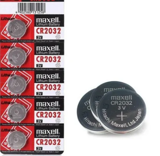 2032 Lithium cell battery | Qty:5 - PKR 100 per battery