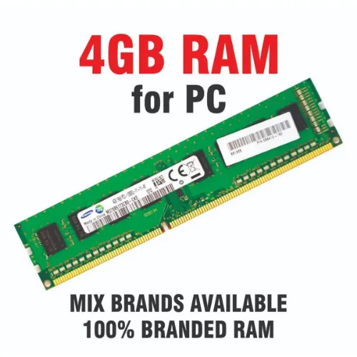 4GB DDR3 PC3 & PC3L Desktop Ram