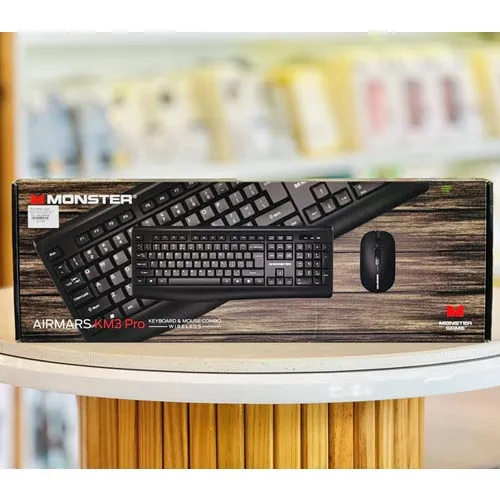Monster Airmars KM3 Pro Wireless Keyboard Mouse Set