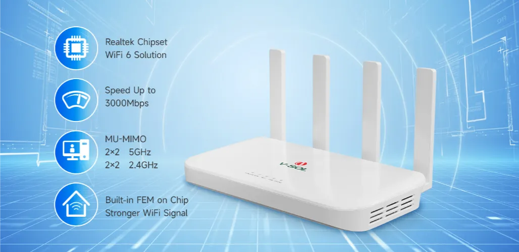 V SOL FIBER WIFI6 5G ROUTER