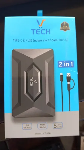V-Tech Type C 3.1 USB Enclosure External Drive Kit